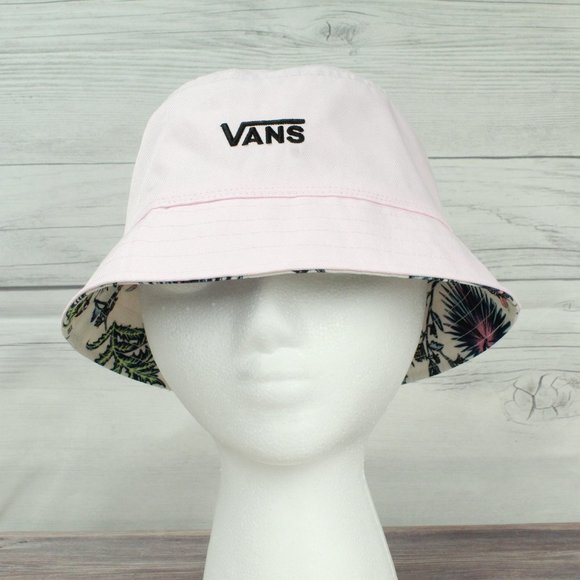 Vans Accessories - VANS Women's Pink Cotton Floral Bucket Hat Sun Dazed